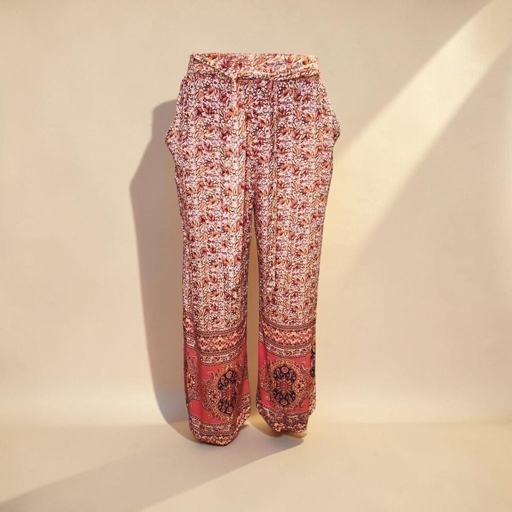 Festival Earthy Boho Fairycore Palazzo Pants • Angie Small